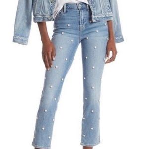 7 for All mankind pearl studded Jeans